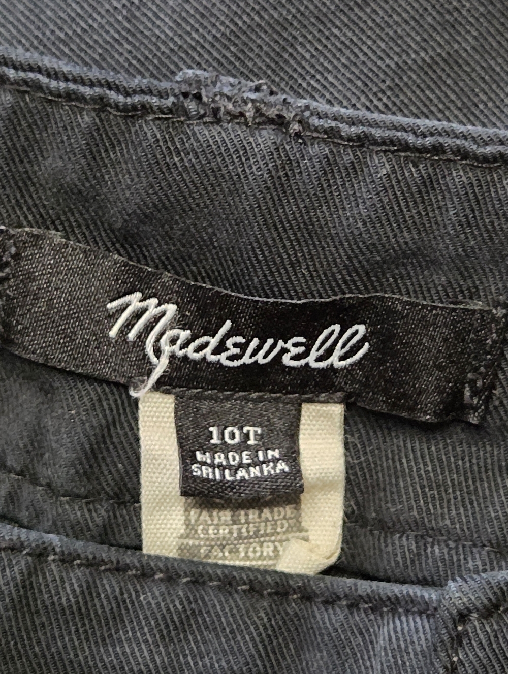 Madewell Harlow Wide Leg Pants Black Size 10 - Picture 9 of 12
